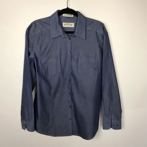 Orvis  Blue Long Sleeve Button Down Shirt